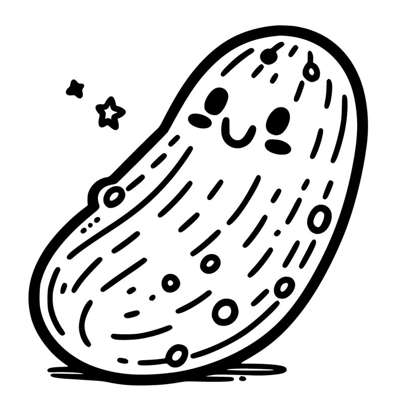 a cute pickle
