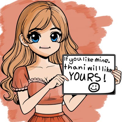 realistic pretty girl holding blank sign