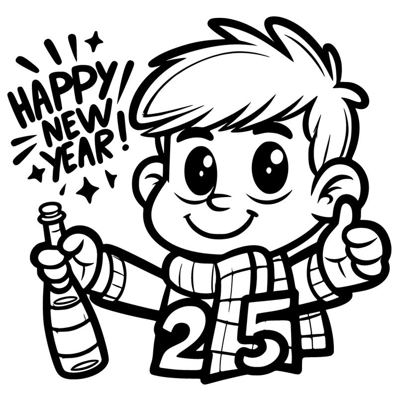happy new year (easy and 2025)