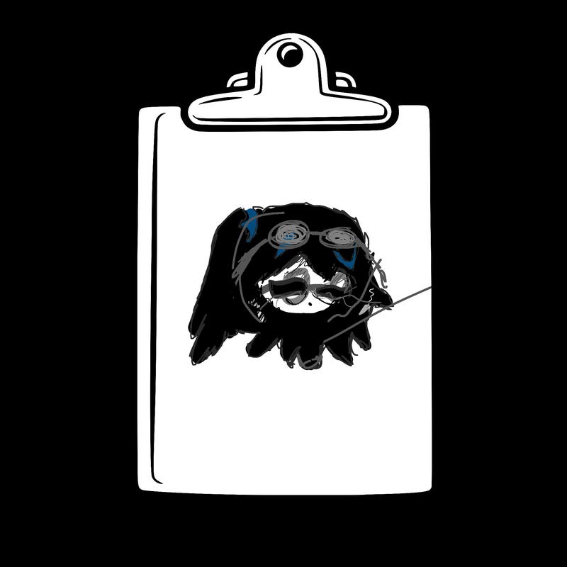 blank clip board with pen