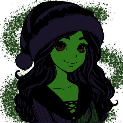 realistic christmas  girl