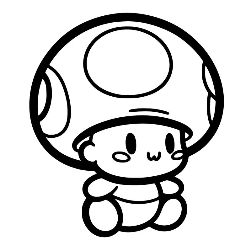 baby version of toad from mario