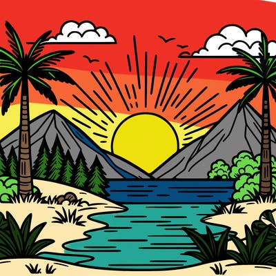 sunset