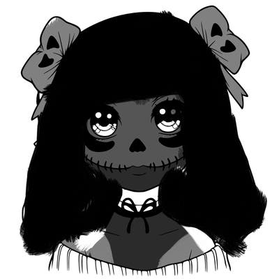 realistic girl halloween