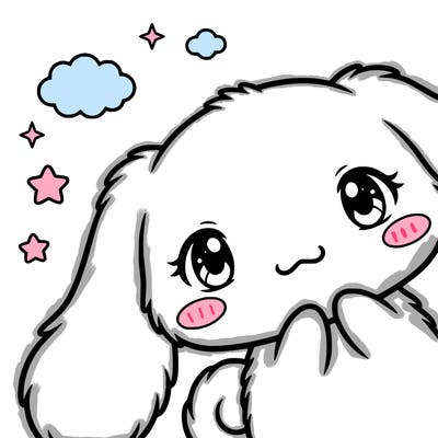 anime cinnamoroll cute fluffy