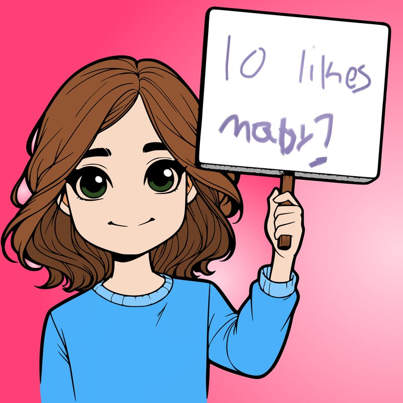 realistic girl holding up a sign