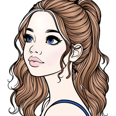 beautiful realistic girl