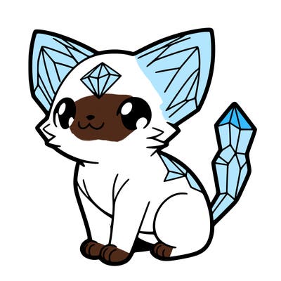 crystal kitten