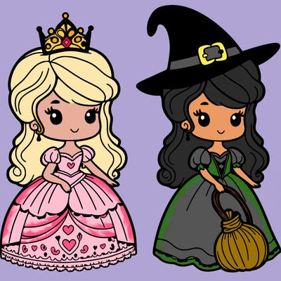 princess as a witch