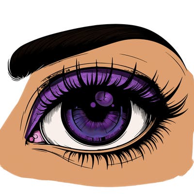 realistic eye