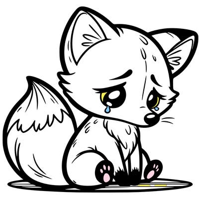 sad fox