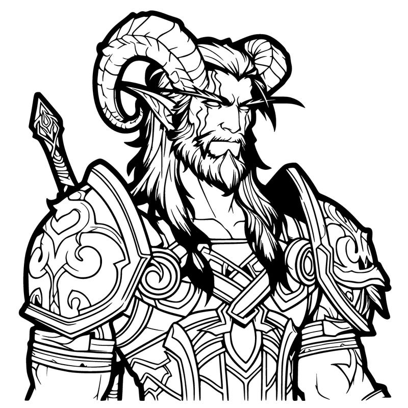 male draenei world of warcraft