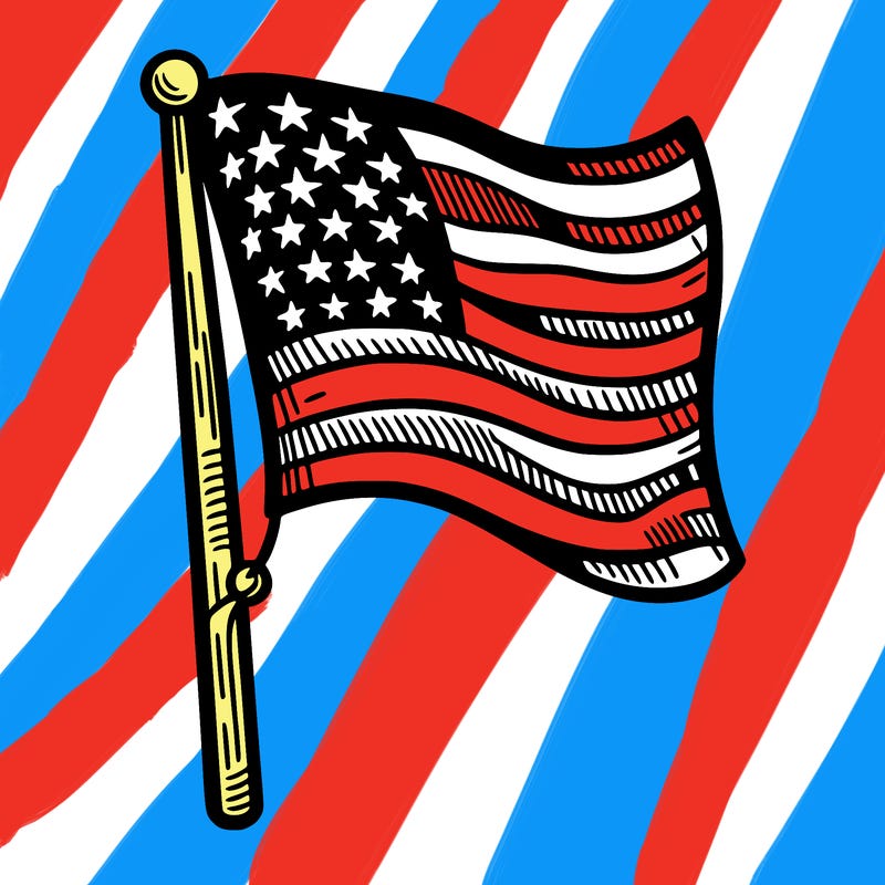 fourth of july flag