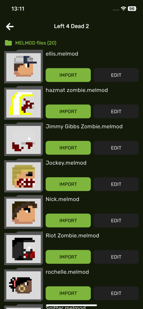 Nolem Playland Addons - List of Left 4 Dead 2 character skins and mods in the Nolem Playland app