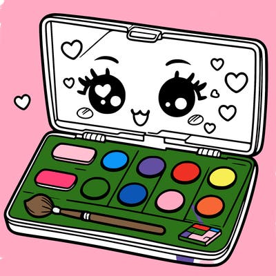 makeup pallet