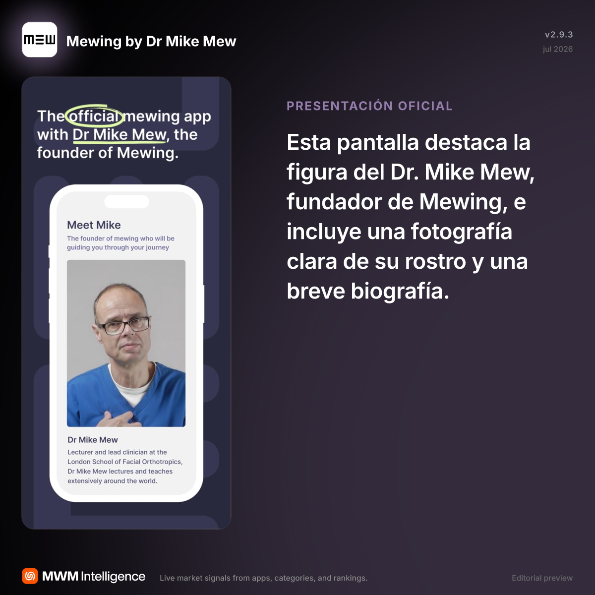 Mewing by Dr Mike Mew - App de Salud y forma física | MWM