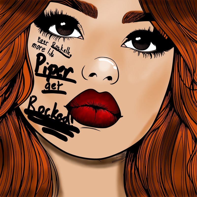 really realistic girl with lips