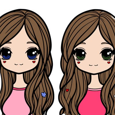 uzun saçlı yüzü güzel bir kız