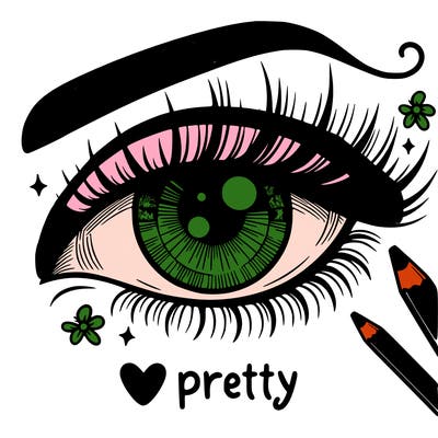 pretty eye