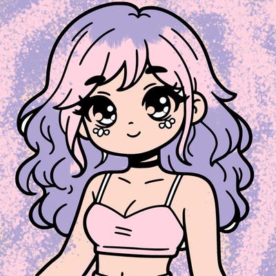 girl in a cute crop top