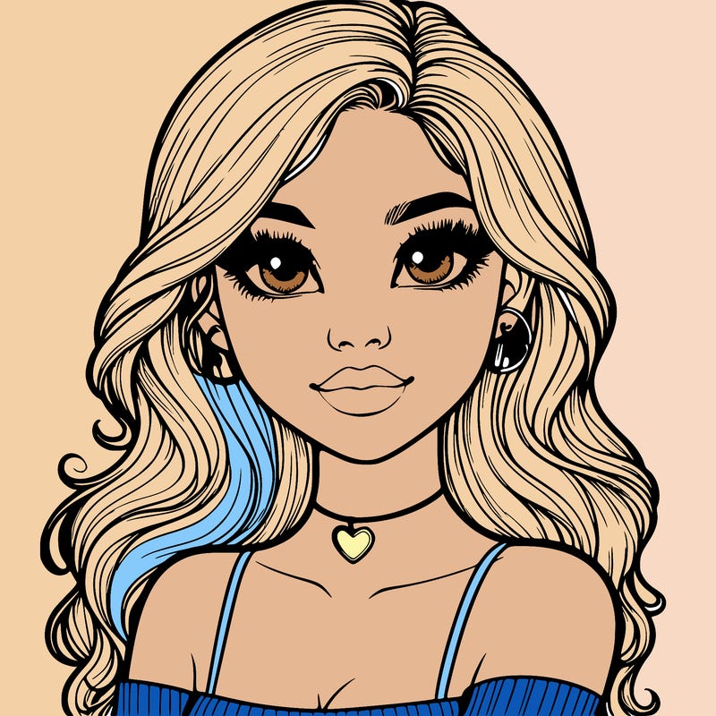 realistic pretty girl