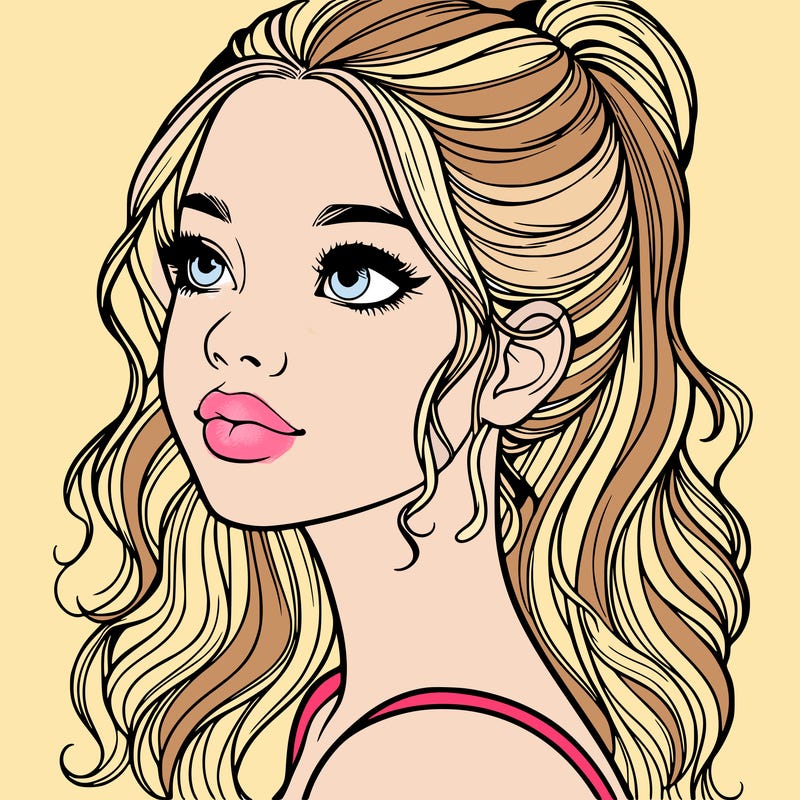 beautiful realistic girl