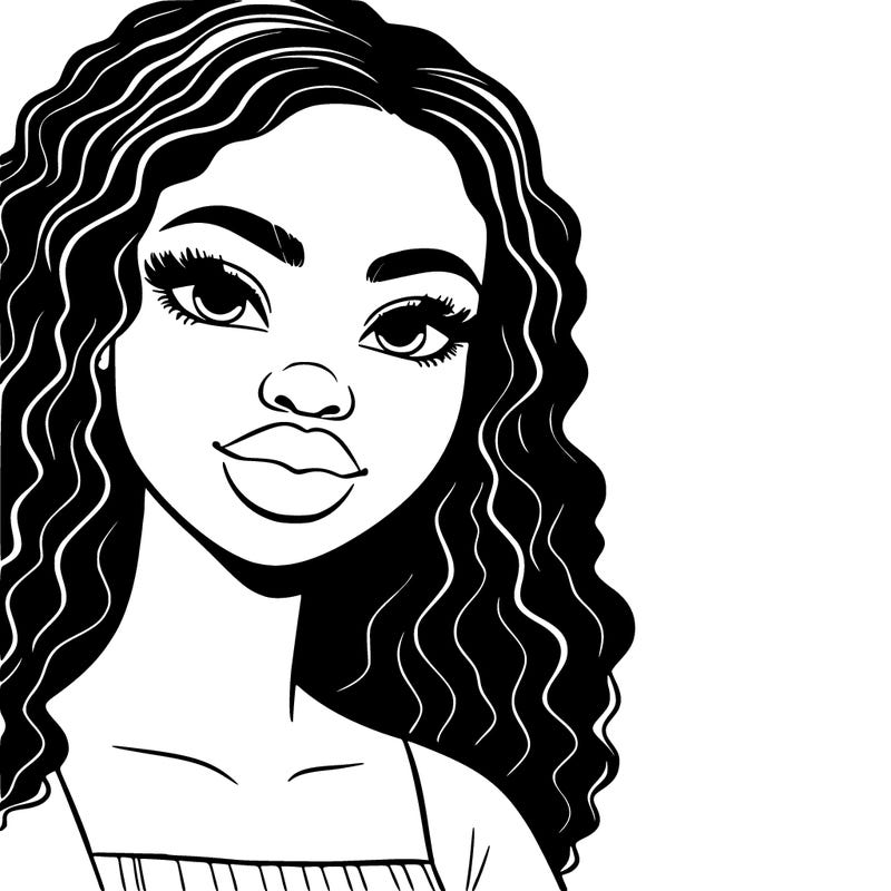 beautiful black woman
