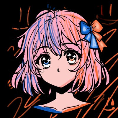 anime girl face
