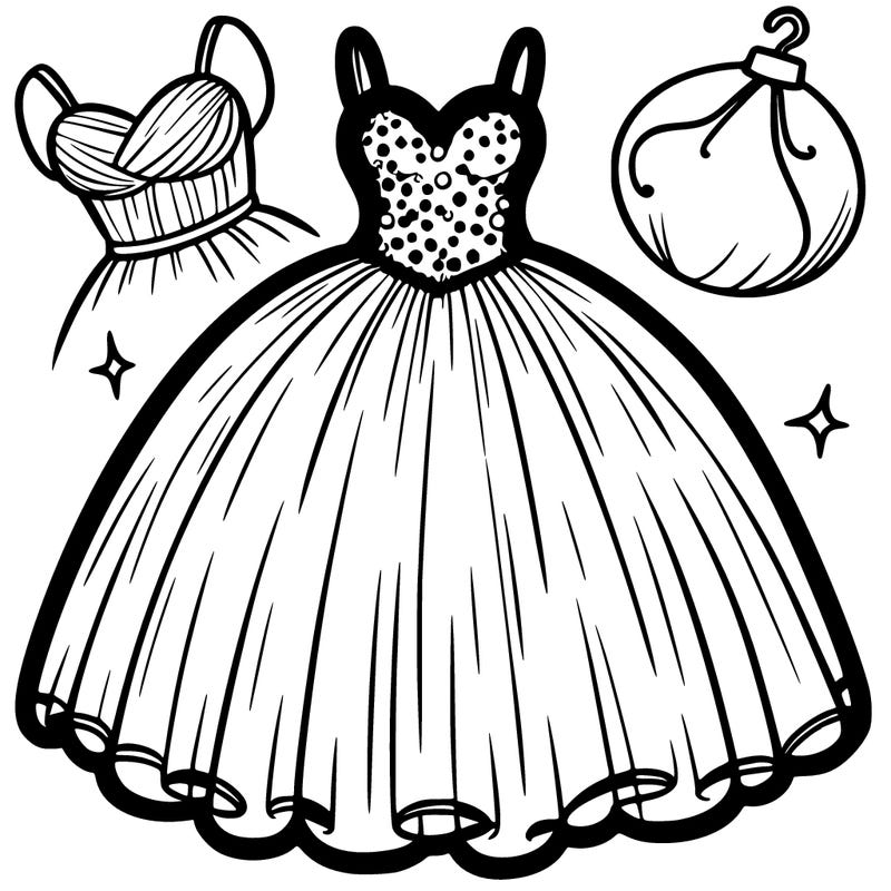 simple prom dress puffy