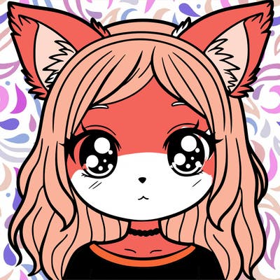 girl with fox ears