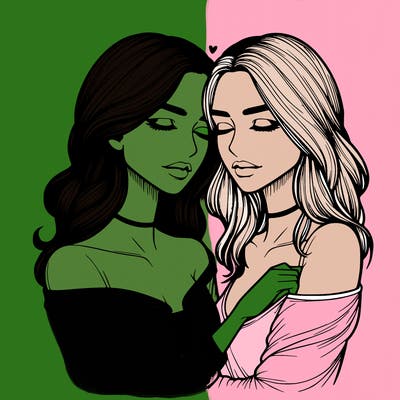 realistic girls in love