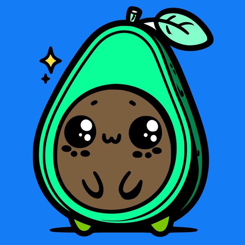 cute avocado