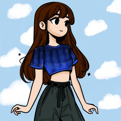 girl in a cute crop top