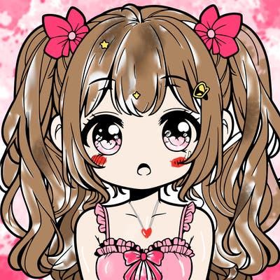 cute sweet anime girl