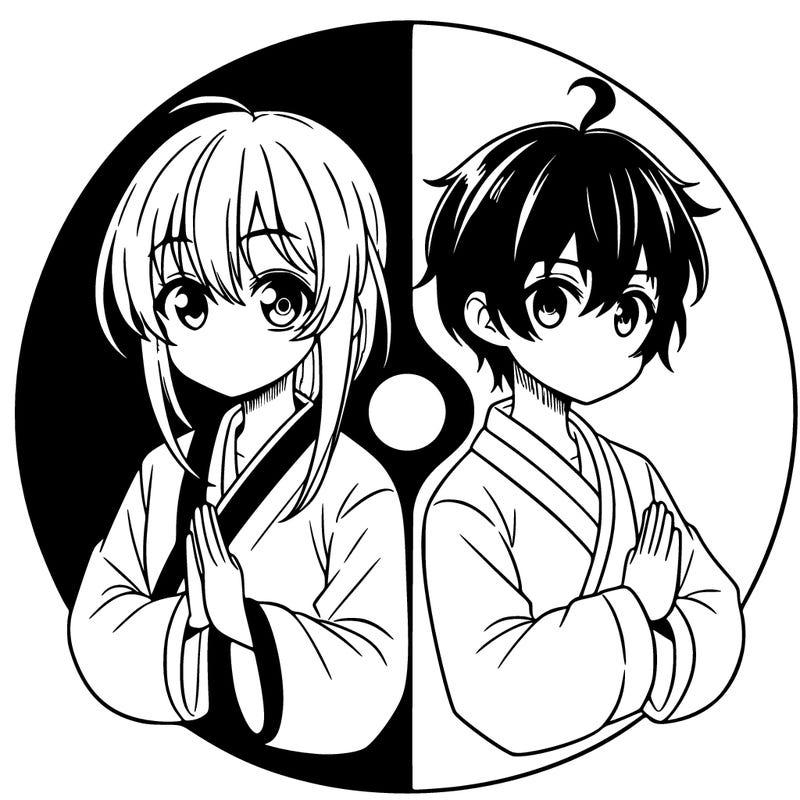 ying and yang anime.