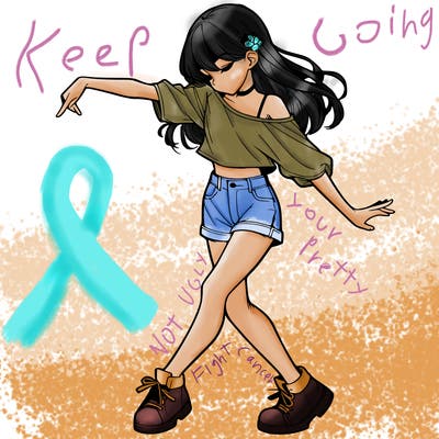 realistic girl danceing