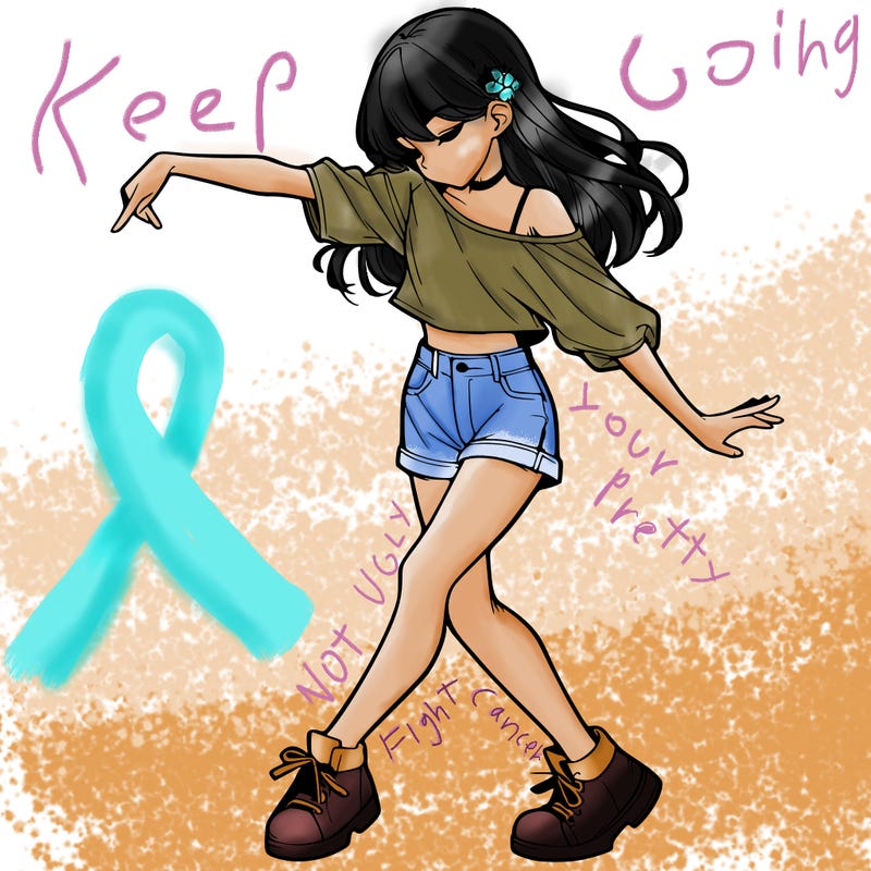 realistic girl danceing