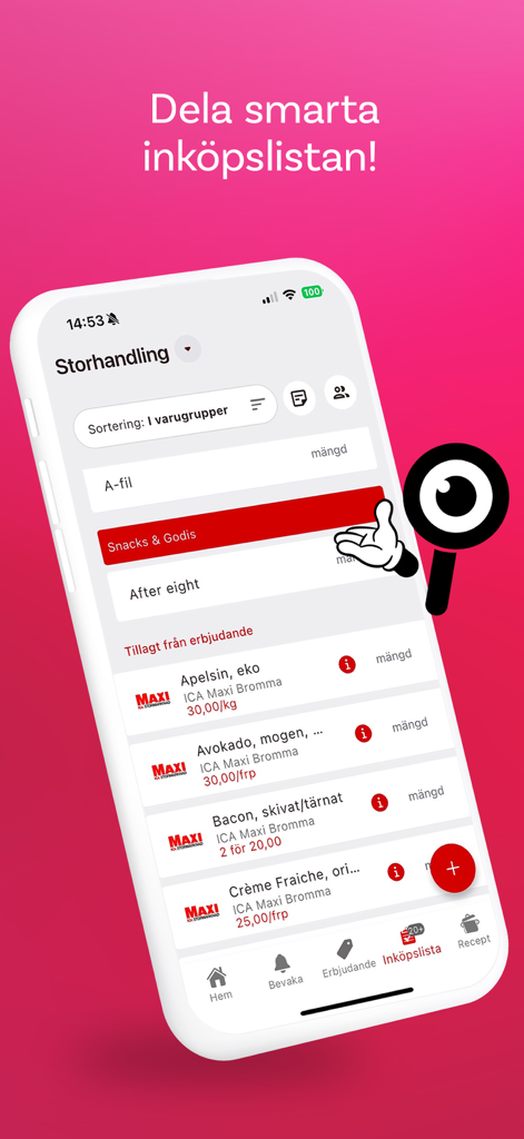 Matpriskollen-Extrapris&Recept - Food & Drink App | MWM