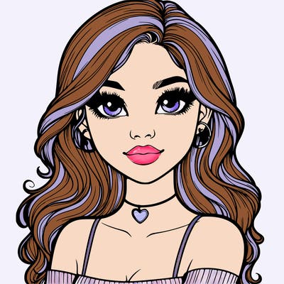 realistic pretty girl