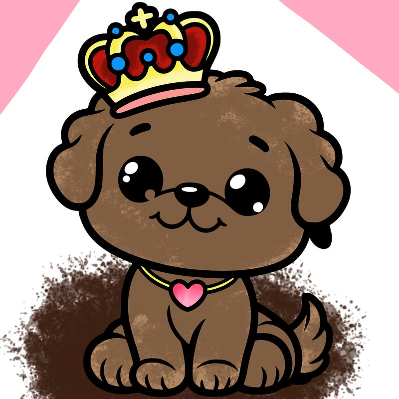 cutendoggy with crown
