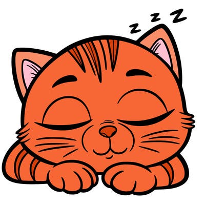 sleepy cat