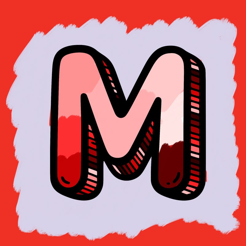 m