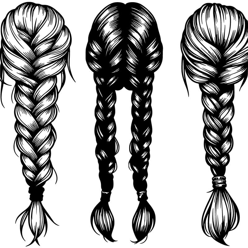 realistic braids