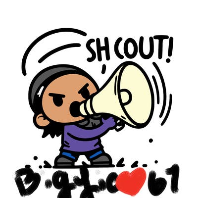 shout a message