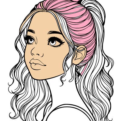 beautiful realistic girl