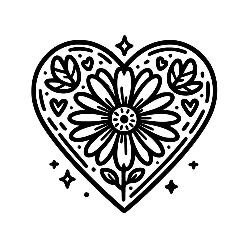 flower heart
