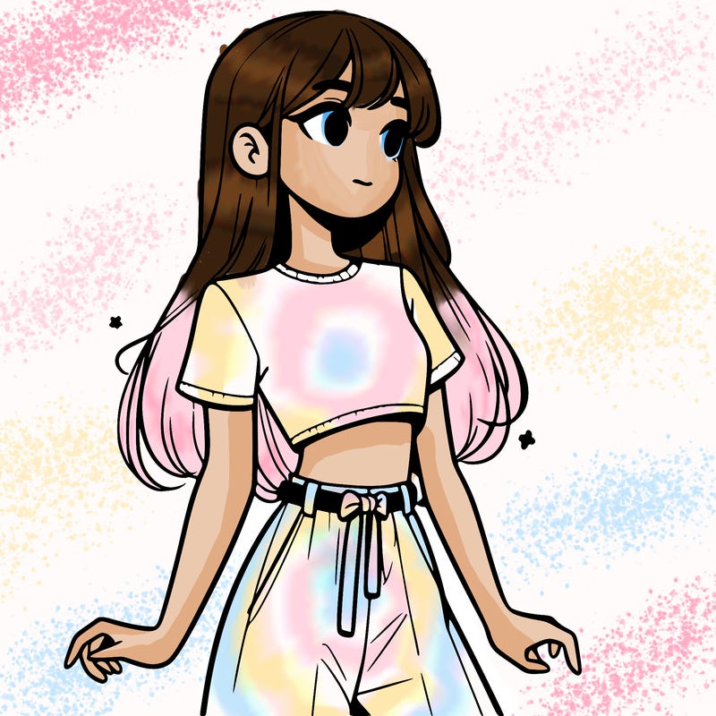 girl in a cute crop top