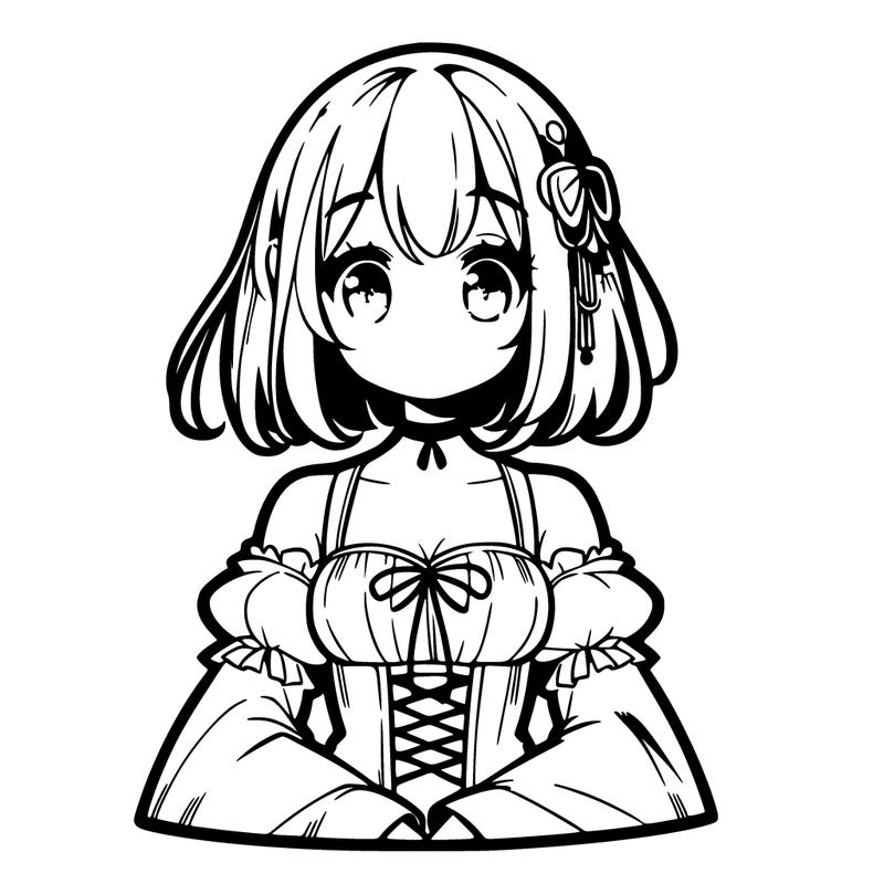 manga character girl