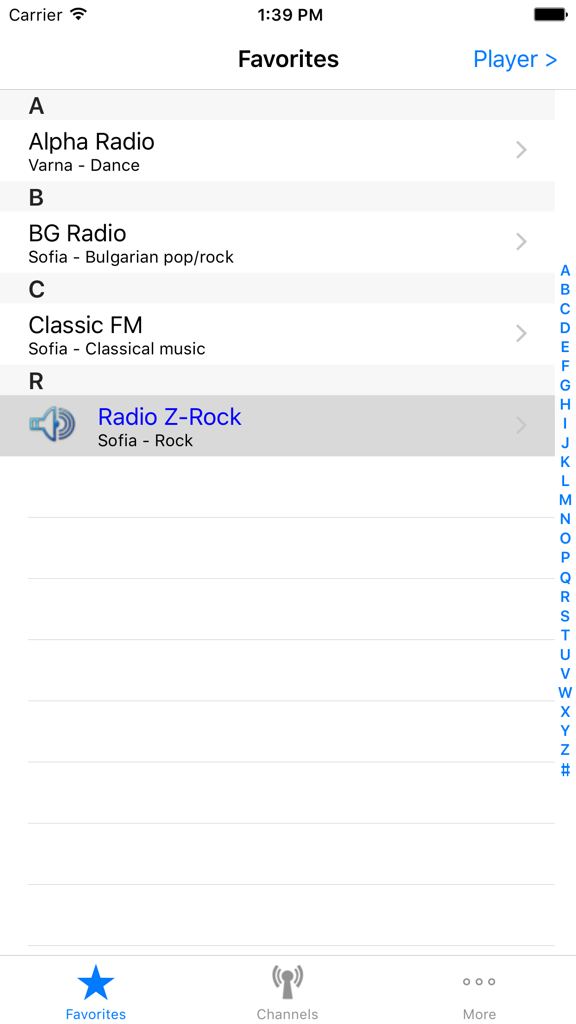 Radio Bulgaria - Lista de estaciones de radio favoritas en la aplicación móvil Radio Bulgaria