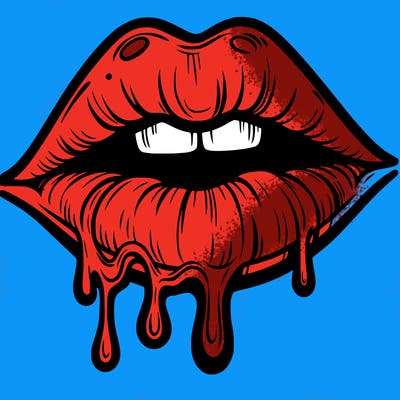 lips that look realistic and drip